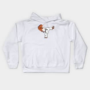 Cartoon TREX does Tang Soo Do Kids Hoodie